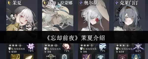 ��ȴǰҹ���Ľ�ɫ�����뱳���������