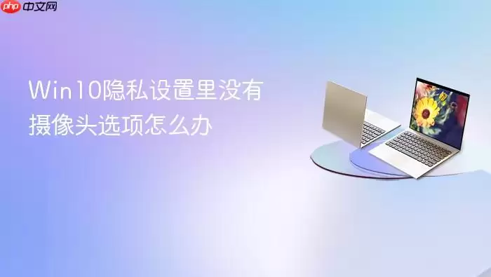 Win10����ͷ��˽����ѡ����ʧ�Ľ������