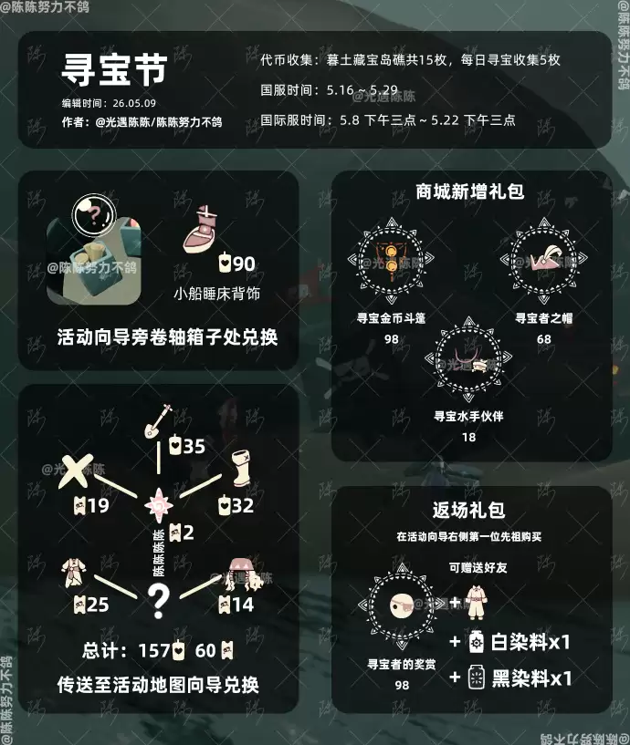 2026光遇寻宝节最新兑换图一览 全物品兑换攻略_wishdown.com 2026光遇寻宝节最新兑换图一览 全物品兑换攻略_wishdown.com
