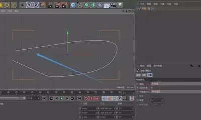 C4D����������������ٶ���ˮƽ�߷������