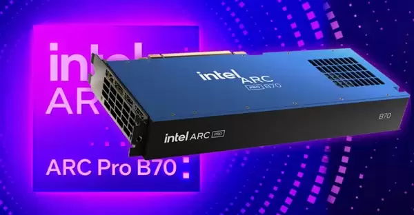 英特尔Arc Pro B70实测:光栅化领先RX 9060 XT 性能超越Arc B580 36%_wishdown.com 英特尔Arc Pro B70实测:光栅化领先RX 9060 XT 性能超越Arc B580 36%_wishdown.com