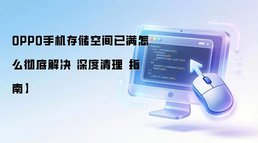 OPPO�ֻ��洢�ռ䲻�㳹����������