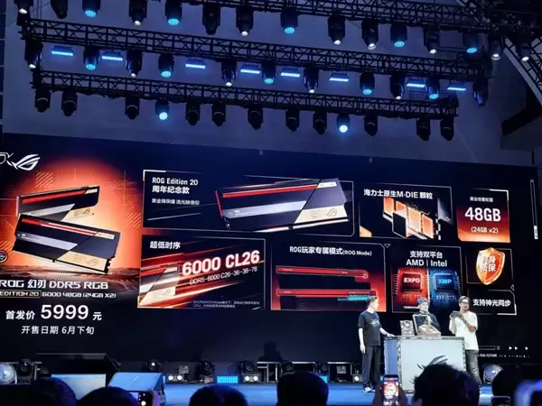 ROG首款内存来了!幻刃DDR5 RGB 20周年版发布:5999元中国独享_wishdown.com ROG首款内存来了!幻刃DDR5 RGB 20周年版发布:5999元中国独享_wishdown.com