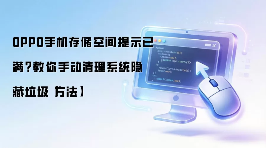 OPPO�ֻ��洢�ռ�������ô���� �ֶ�ɾ���������������̳�