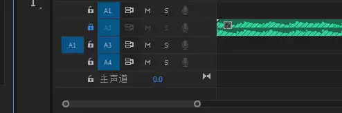 PR2019视频拖动创建序列只有音轨或视频的解决方法_wishdown.com 启用轨道后重新拖入素材