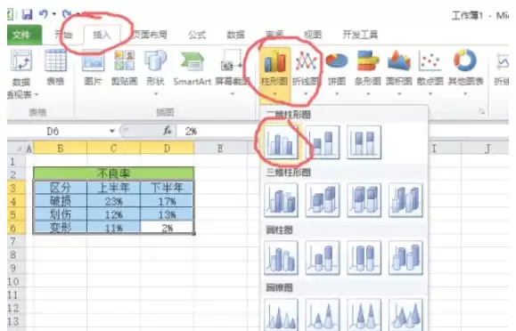 Office2010柱形图制作教程 详细步骤图解_wishdown.com Office2010柱形图制作教程 详细步骤图解_wishdown.com