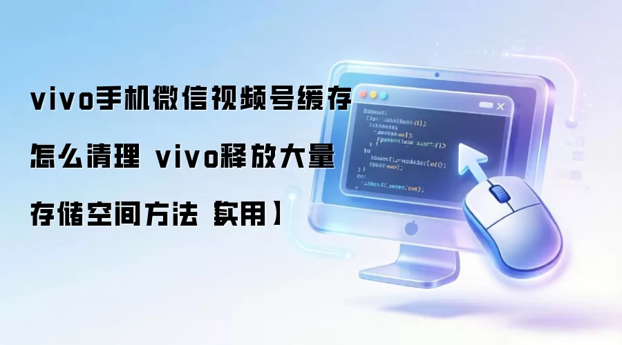 vivo手机清理微信视频号缓存释放存储空间实用教程_wishdown.com vivo手机微信视频号缓存怎么清理 vivo释放大量存储空间方法【实用】