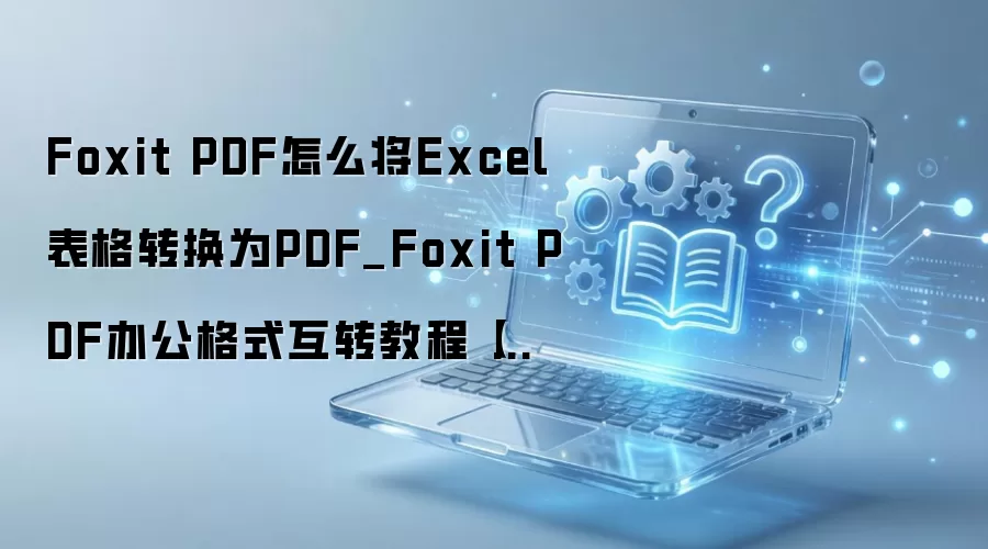 Foxit PDFת��ExcelΪPDF��ʽ����ϸ�칫�̳�