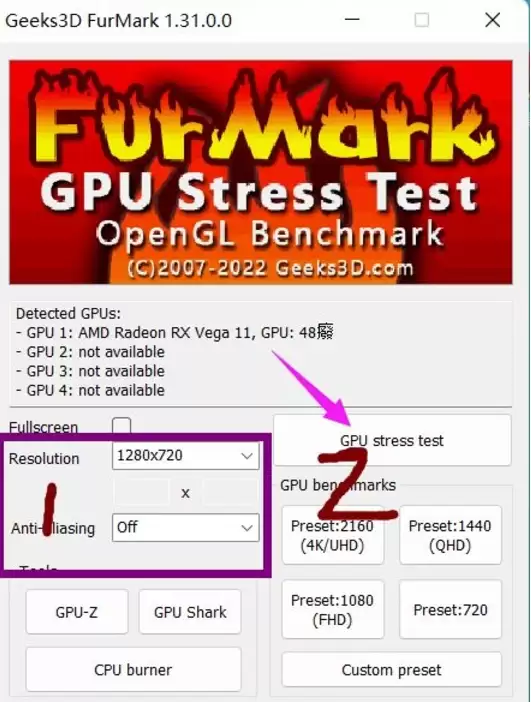 图吧工具箱CPU显卡双烤测试步骤详解_wishdown.com 图吧工具箱CPU显卡双烤测试步骤详解_wishdown.com