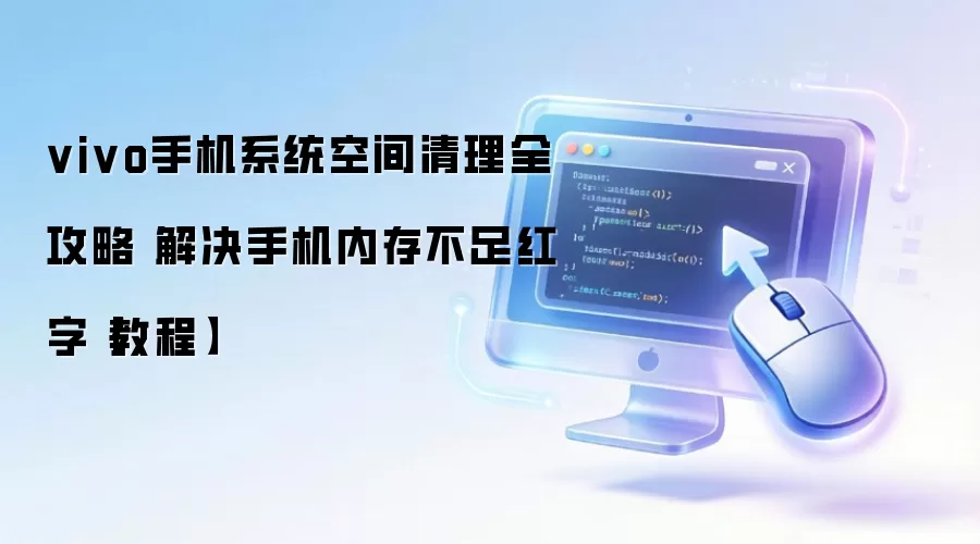 vivo�ֻ��ڴ治����������̳� �����ͷ�ϵͳ�ռ�