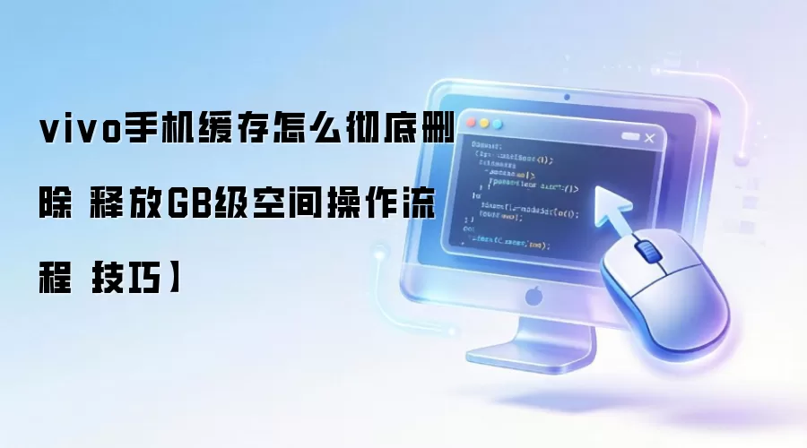 vivo手机彻底清理缓存释放空间详细步骤教程_wishdown.com vivo手机缓存怎么彻底删除 释放GB级空间操作流程【技巧】