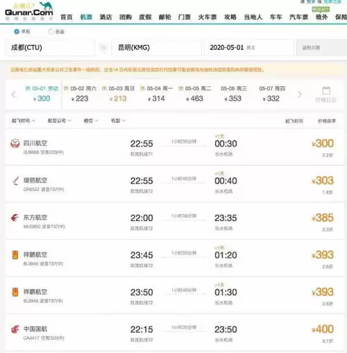 五一机票价格走势规律与购票省钱技巧_wishdown.com 五一机票价格有什么规律