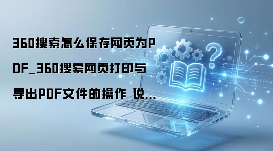 360������ҳ��α���ΪPDF�ļ���ϸ����ָ��