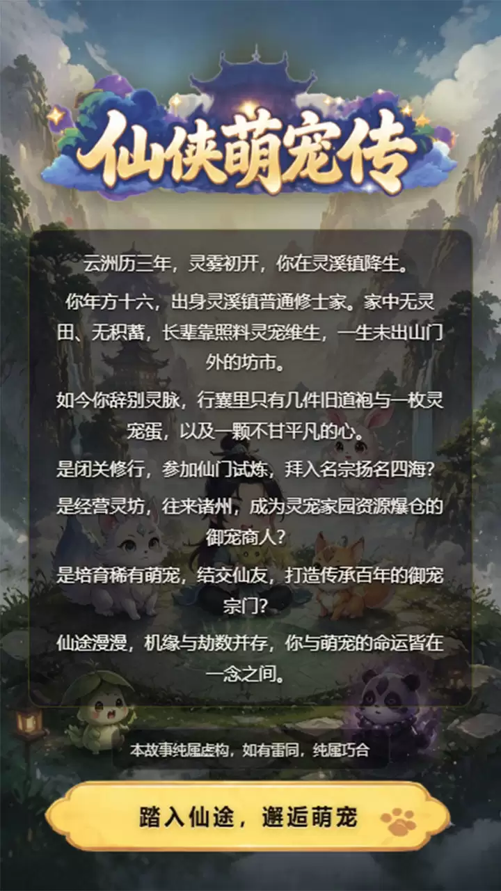 仙侠萌宠传玩法特色介绍 带你体验奇幻仙侠世界_wishdown.com 仙侠萌宠传玩法特色介绍 带你体验奇幻仙侠世界_wishdown.com