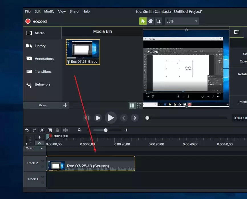Camtasia 2018视频素材裁剪与尺寸调整教程_wishdown.com Camtasia 2018视频素材裁剪与尺寸调整教程_wishdown.com