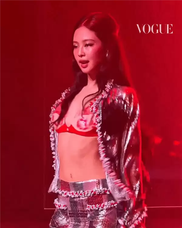 Jennie新歌歌词惹争议 豹纹内衣跪姿舞台也被批过火_wishdown.com Jennie新歌歌词惹争议 豹纹内衣跪姿舞台也被批过火_wishdown.com