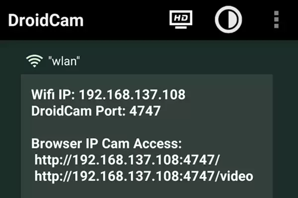 DroidCam�ֻ����������ͷʹ�ý̳�