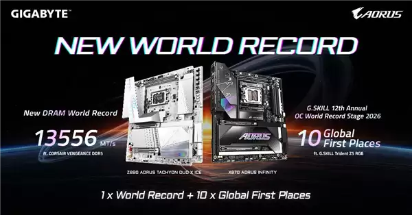 ���κ��������� DDR5��Ƶ��13556MT/s�������¼