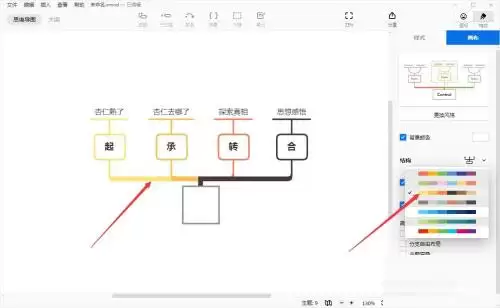XMIND2022分支颜色修改步骤详解_wishdown.com XMIND2022分支颜色修改步骤详解_wishdown.com
