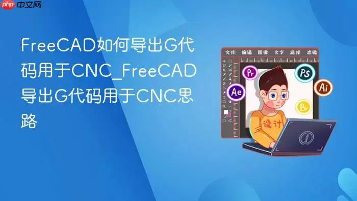 FreeCAD导出G代码到CNC的完整步骤与思路