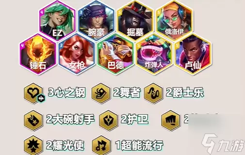 金铲铲之战S10心之钢伊泽瑞尔九五阵容攻略_wishdown.com 金铲铲之战S10心之钢EZ九五怎么玩-S10心之钢EZ九五玩法攻略