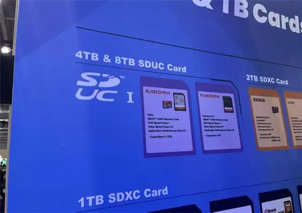 ���Ͻ��Ƴ�4TB/8TB��SDUC�洢�� �ɿ�������޷�����