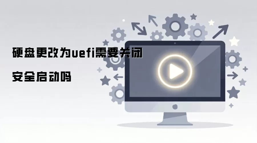 Ӳ�̸�ΪUEFI��Ҫ�رհ�ȫ������