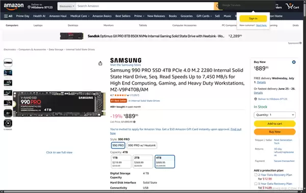 SSD超级涨价周期现魔幻一幕:PCIe 5.0居然比4.0便宜!_wishdown.com SSD超级涨价周期现魔幻一幕:PCIe 5.0居然比4.0便宜!_wishdown.com