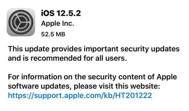 iOS12.5.2���� �Ͽ�iPhone�û�������������