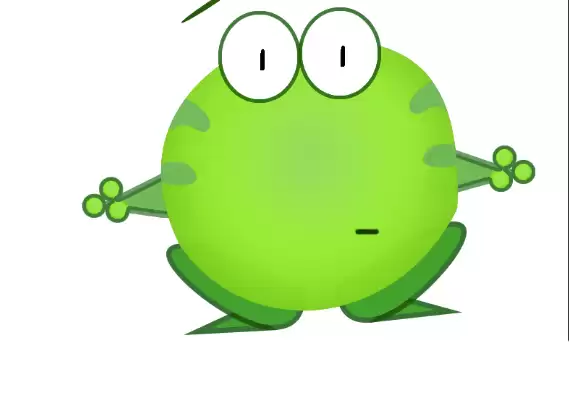 PS绘制可爱绿豆蛙的详细步骤教程_wishdown.com PS绘制可爱绿豆蛙的详细步骤教程_wishdown.com