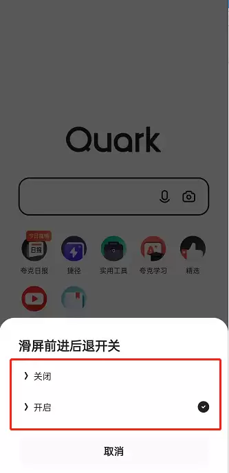 夸克浏览器滑屏浏览关闭方法与步骤详解_wishdown.com 夸克浏览器滑屏浏览关闭方法与步骤详解_wishdown.com