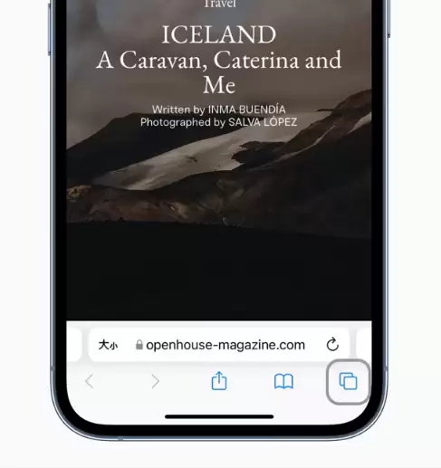 iOS 15 使用技巧:在 Safari 浏览器上使用全新标签页 iOS 15 使用技巧:在 Safari 浏览器上使用全新标签页