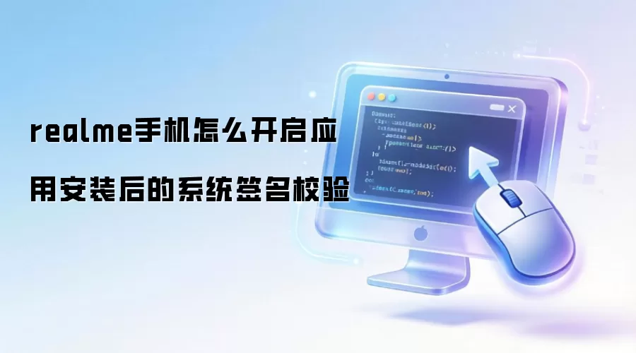 realme�ֻ�Ӧ�ð�װ��ϵͳǩ��У����ϸ����̳�