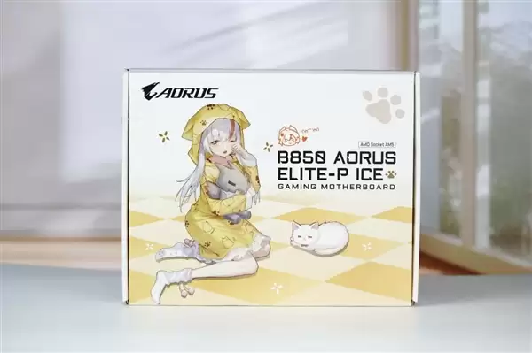 雕妹二次元设计!技嘉B850 AORUS ELITE-P ICE主板图赏_wishdown.com 雕妹二次元设计!技嘉B850 AORUS ELITE-P ICE主板图赏_wishdown.com