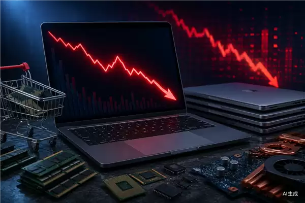 苹果MacBook全面涨价!2026年全球笔记本出货恐下跌13.6%_wishdown.com 苹果MacBook全面涨价!2026年全球笔记本出货恐下跌13.6%_wishdown.com