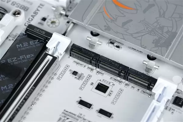 雕妹二次元设计!技嘉B850 AORUS ELITE-P ICE主板图赏_wishdown.com 雕妹二次元设计!技嘉B850 AORUS ELITE-P ICE主板图赏_wishdown.com