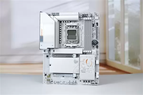 雕妹二次元设计!技嘉B850 AORUS ELITE-P ICE主板图赏_wishdown.com 雕妹二次元设计!技嘉B850 AORUS ELITE-P ICE主板图赏_wishdown.com