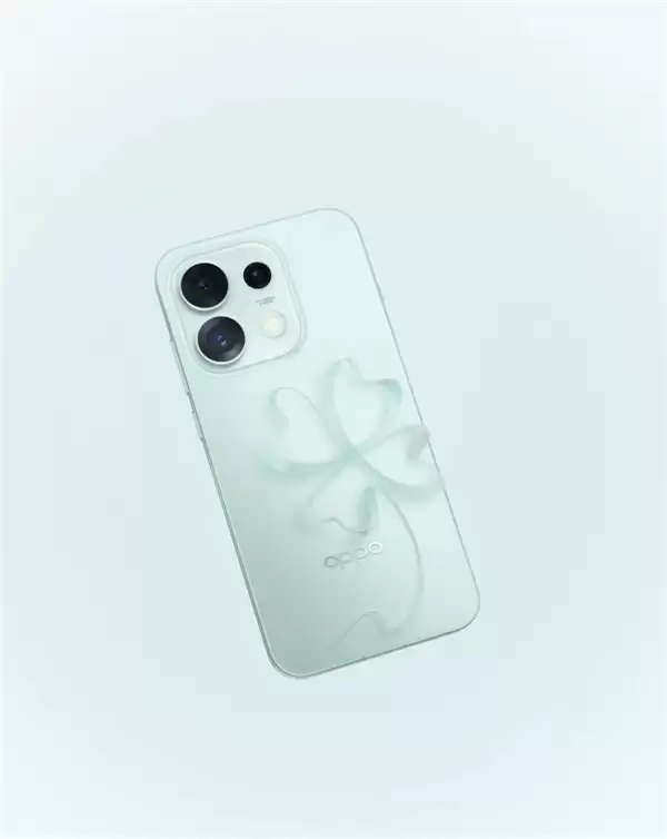 OPPO Reno16全新半夏青配色开售 3299元起 3D悬浮幸运草设计_wishdown.com 3299元起!OPPO Reno16全新半夏青配色开售:3D悬浮幸运草设计