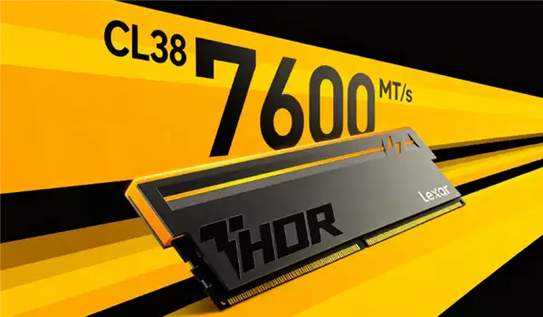 Lexar雷神内存搭载长鑫颗粒首达7600MT/s超频8000_wishdown.com Lexar THOR雷神内存搭载长鑫颗粒首闯7600MT/s 超频直冲8000MT/s!
