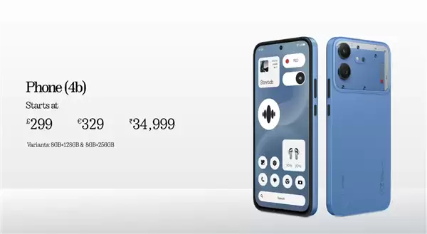 Nothing Phone 4b发布 炫酷Glyph灯带+透明后盖 骁龙6 Gen4_wishdown.com Nothing Phone(4b)发布:炫酷Glyph灯带+透明后盖!搭载骁龙6 Gen4