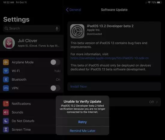 iPad Pro����iPadOS 13.2 Beta 2��ש�޸�ָ��