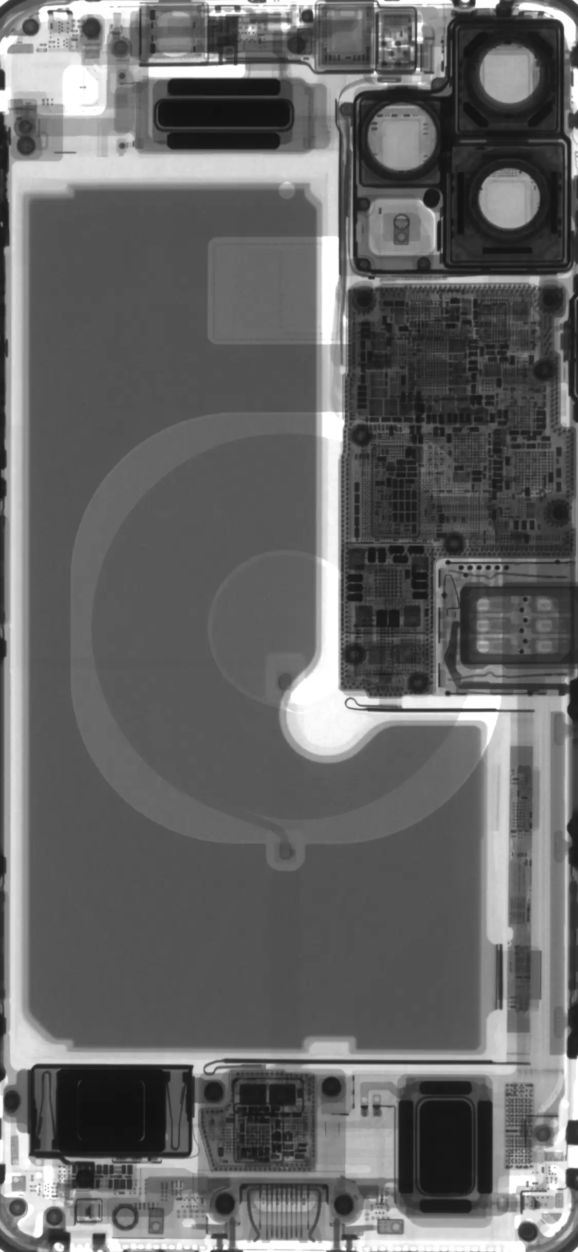 壁纸汇 | iPhone 11 系列内部结构及 X 光透视图(全尺寸)壁纸 壁纸汇 | iPhone 11 系列内部结构及 X 光透视图(全尺寸)壁纸