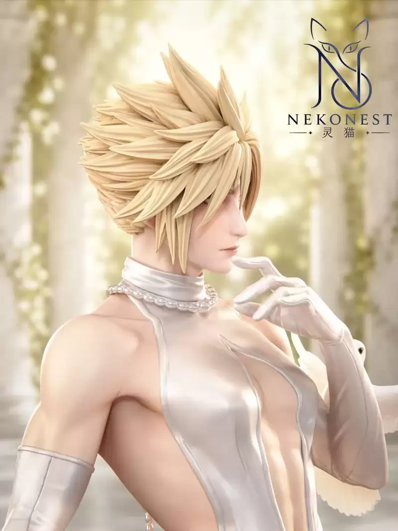 FF7克劳德婚纱手办高开叉大白腿展现男性之美_wishdown.com FF7克劳德婚纱手办高开叉大白腿展现男性之美_wishdown.com