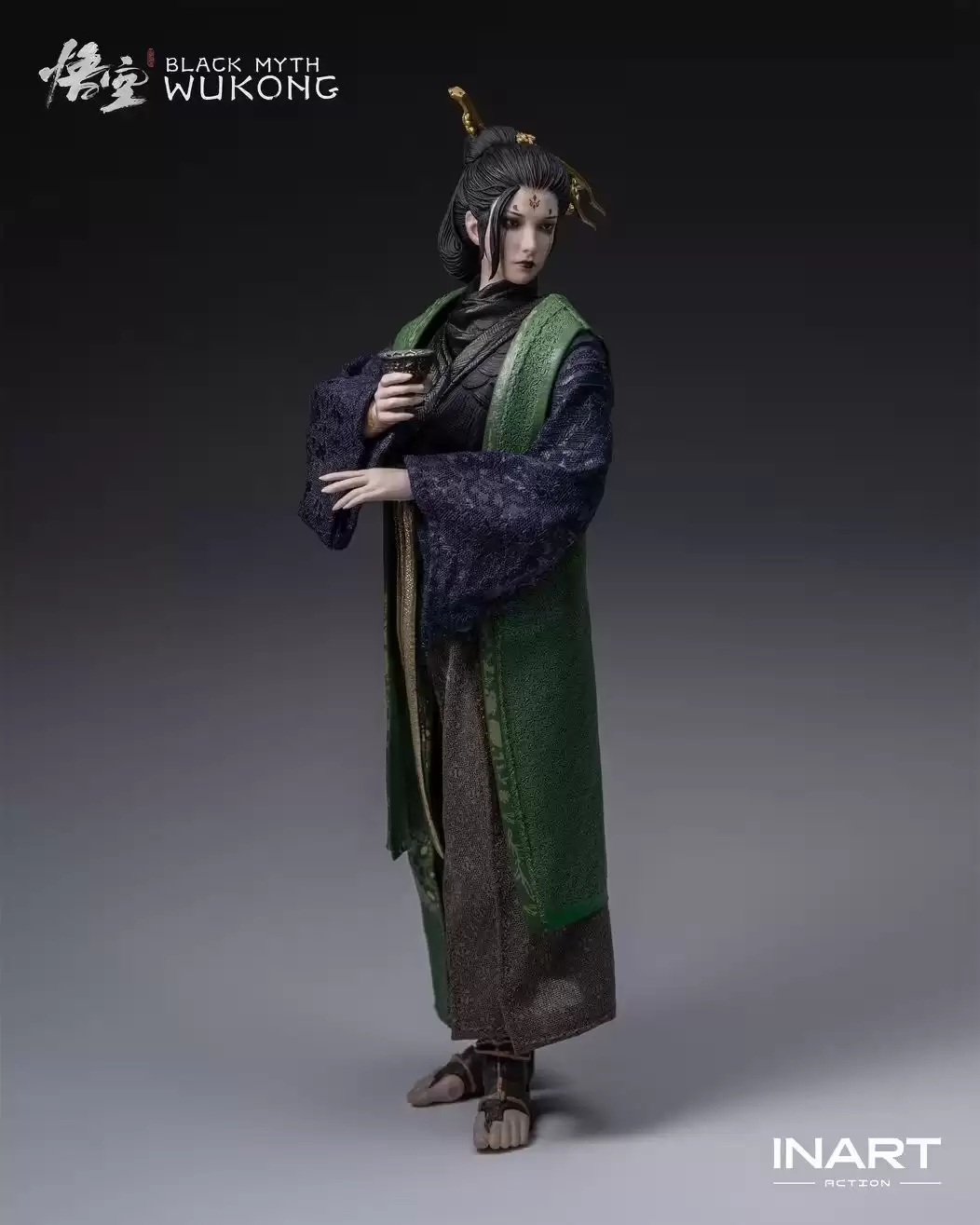 来一打! INART Action公布《黑神话:悟空》四妹1/12可动手办_wishdown.com 来一打! INART Action公布《黑神话:悟空》四妹1/12可动手办_wishdown.com