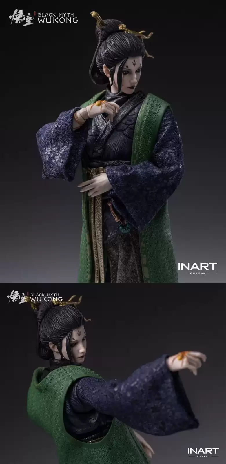 来一打! INART Action公布《黑神话:悟空》四妹1/12可动手办_wishdown.com 来一打! INART Action公布《黑神话:悟空》四妹1/12可动手办_wishdown.com