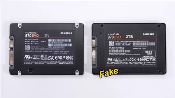 三星870 EVO写入120GB就报废!拆开才发现是假货:Windows都被骗了_wishdown.com 三星870 EVO写入120GB就报废!拆开才发现是假货:Windows都被骗了_wishdown.com