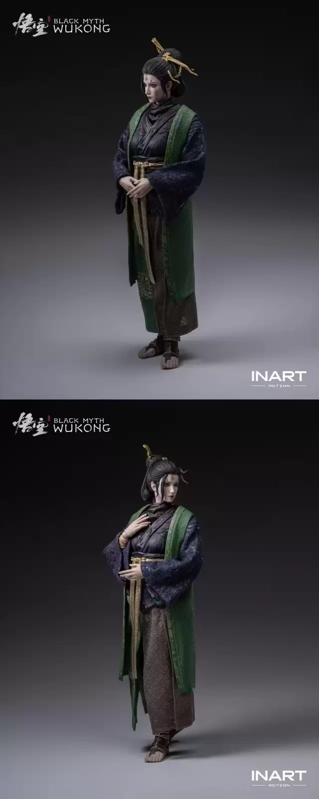 来一打! INART Action公布《黑神话:悟空》四妹1/12可动手办_wishdown.com 来一打! INART Action公布《黑神话:悟空》四妹1/12可动手办_wishdown.com