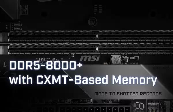 ����DDR5�ڴ��8600��΢��Z890ȫϵ��ɳ�������