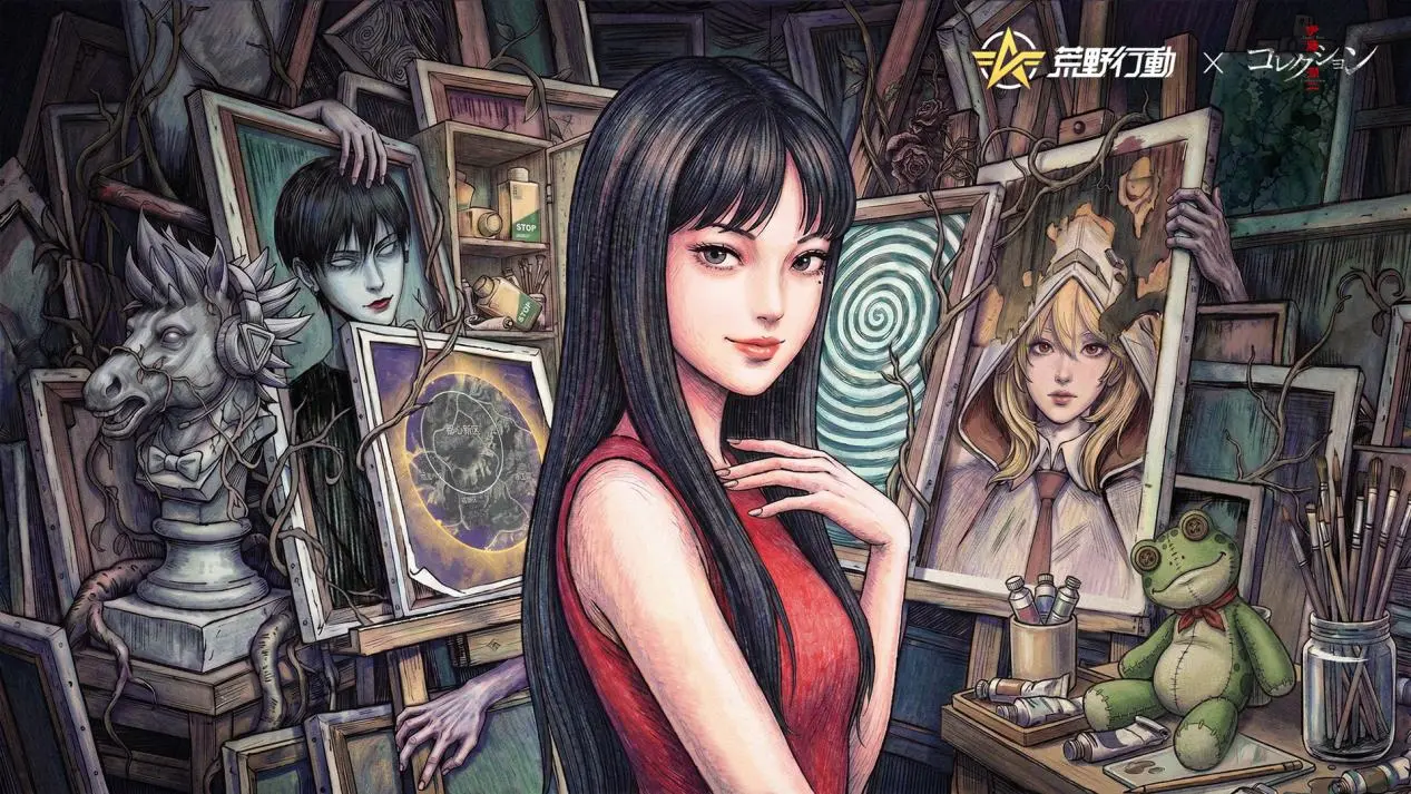 《荒野行动》联动《伊藤润二惊选集》魔女富江杀到!_wishdown.com 《荒野行动》联动《伊藤润二惊选集》魔女富江杀到!_wishdown.com