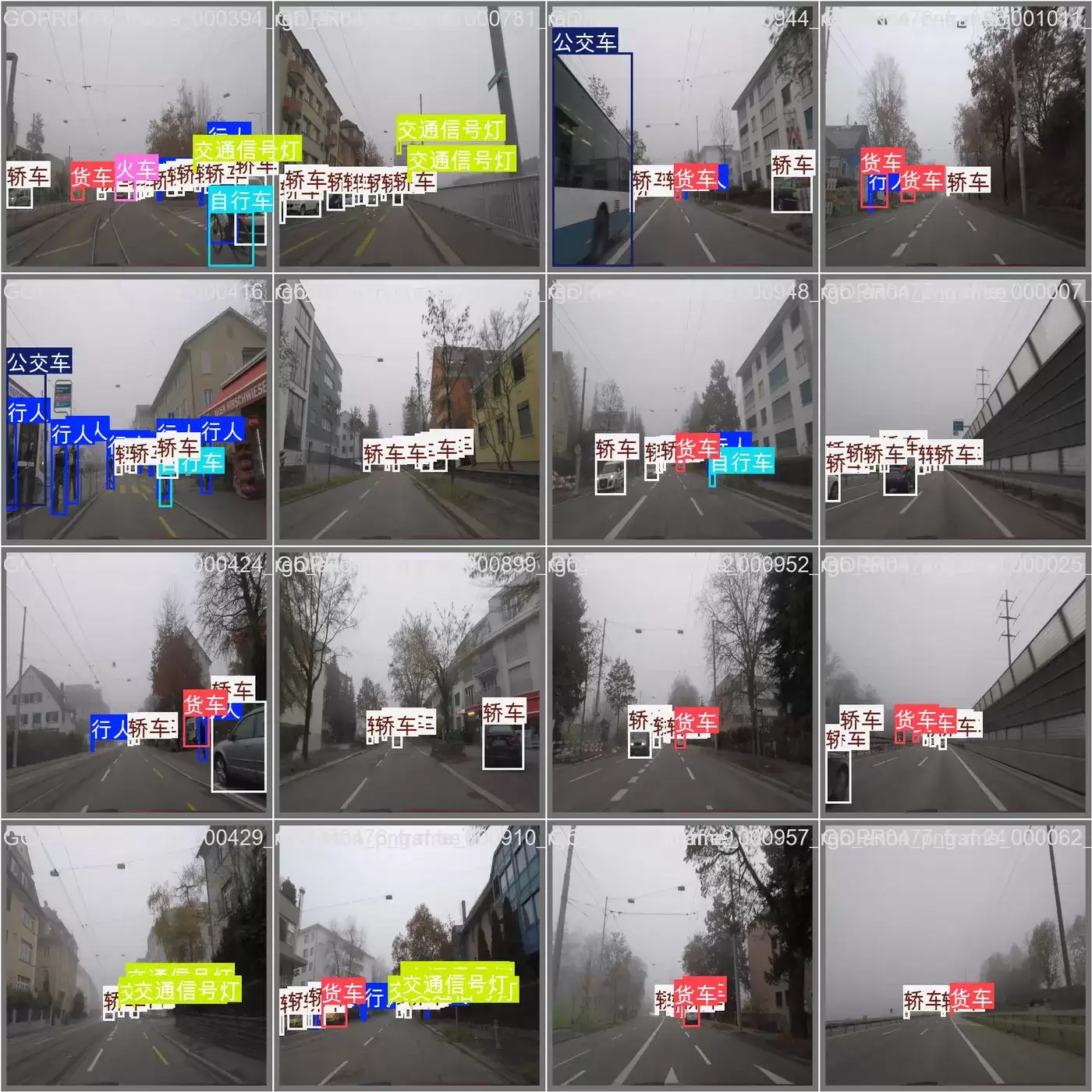 雨雾天气交通目标检测数据集含8类别5200张图像_wishdown.com 雨雾天气交通目标检测数据集含8类别5200张图像_wishdown.com